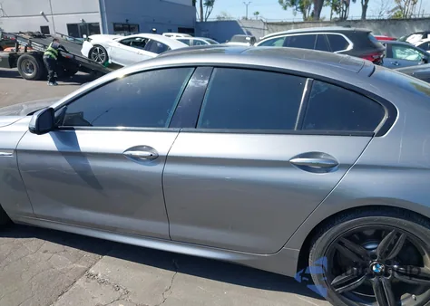 2016 BMW 650I Gran Coupe from USA, damaged, VIN WBA6D4C59GD977196